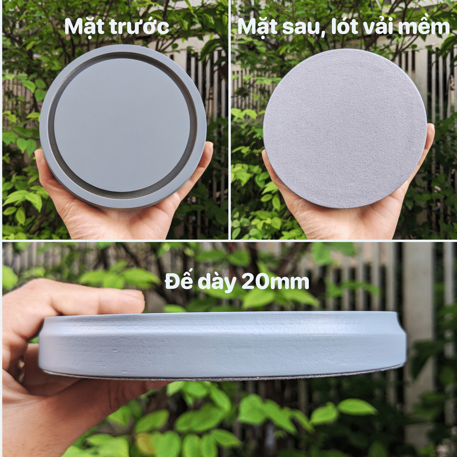 Đế gỗ chụp thủy tinh Đế gỗ chụp thủy tinh