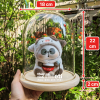 Chụp thủy tinh đế gỗ 18x22